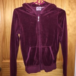 Juicy Couture Burgundy Track Jacket