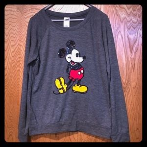 Disney Mickey Mouse sequins sweatshirt