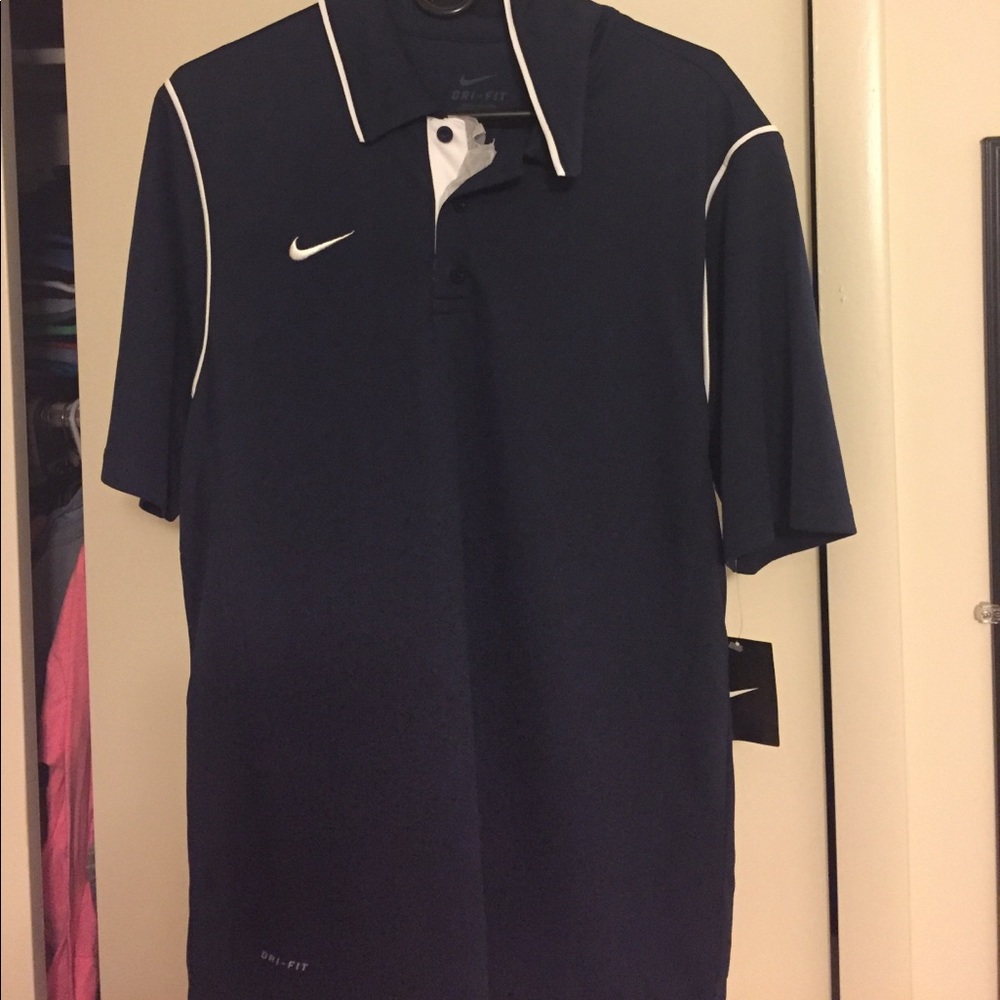 Nike dri fit collared shirt