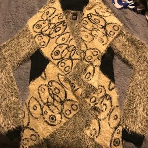 Oversized sweater cardigan