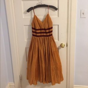 Fit and flare midi dress