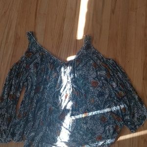 Free people Paisley Blouse size Medium