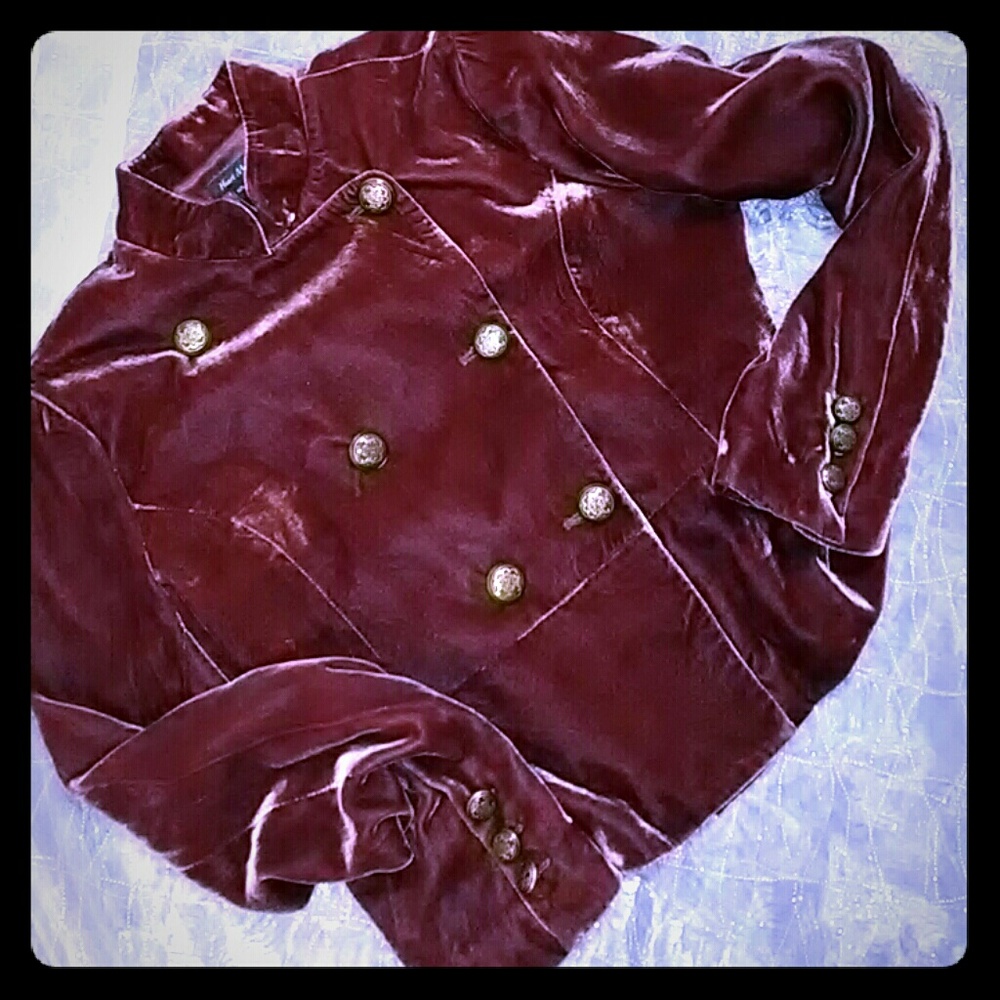 Heart Moon Stars Velvet blazer - Picture 1 of 6