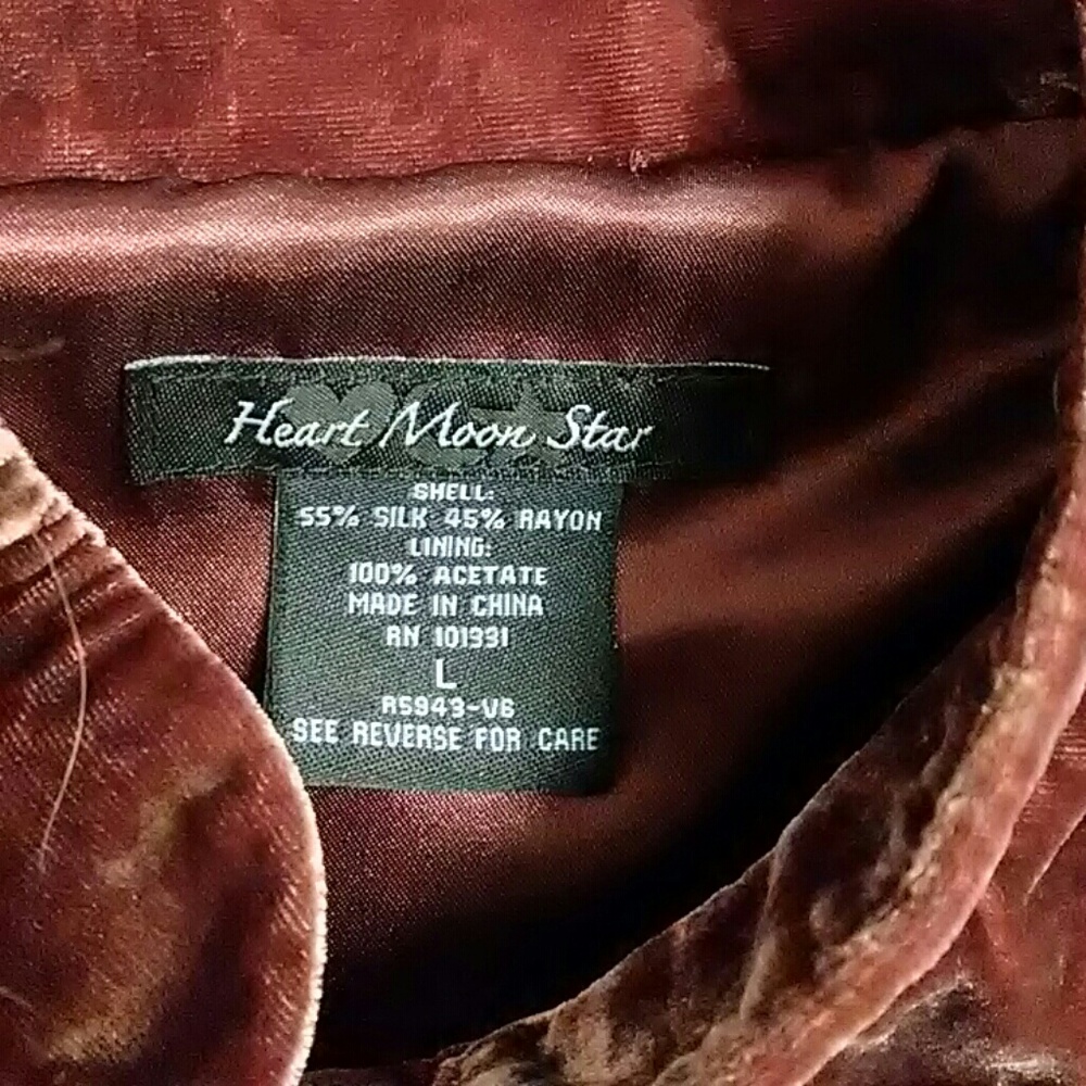 Heart Moon Stars Velvet blazer - Picture 3 of 6