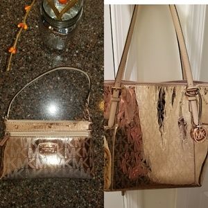 BUNDLE -Michael Kors - WALLET/PURSE  - ROSE GOLD