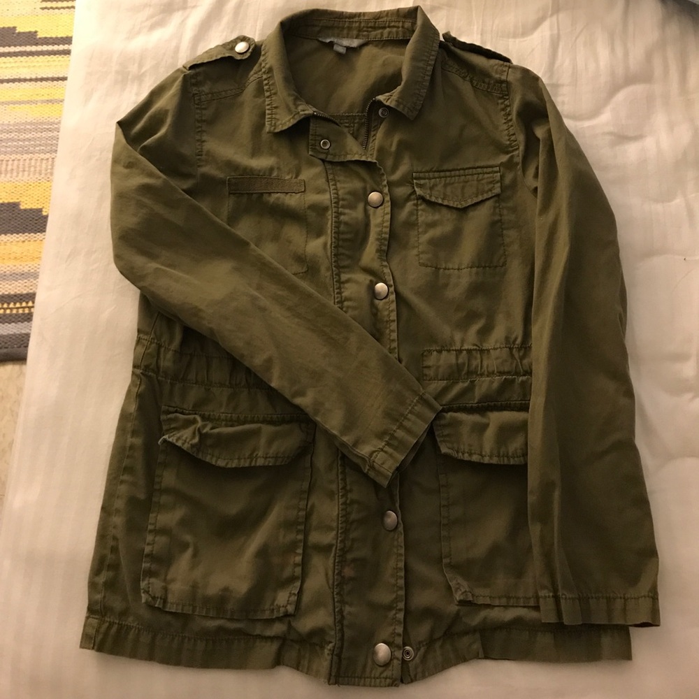 Nordstrom army green jacket