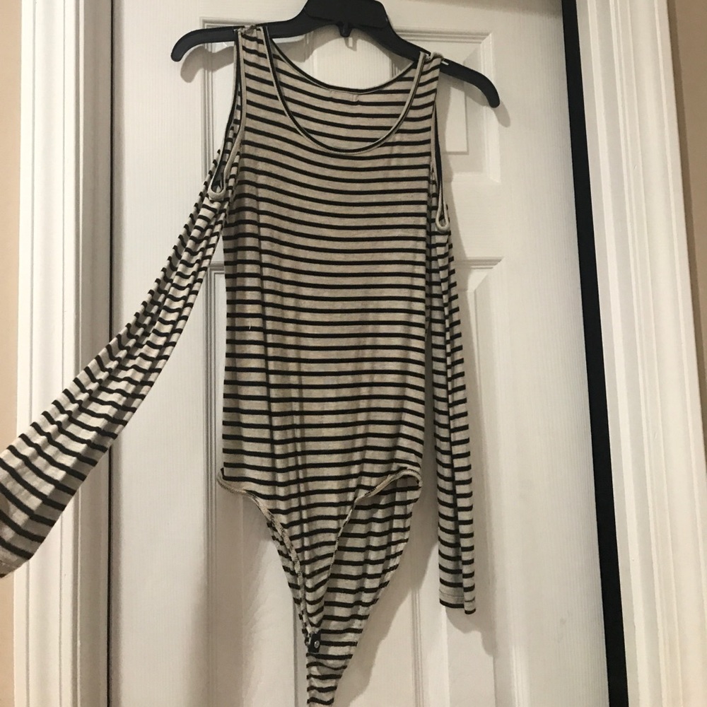 Striped Body Suit