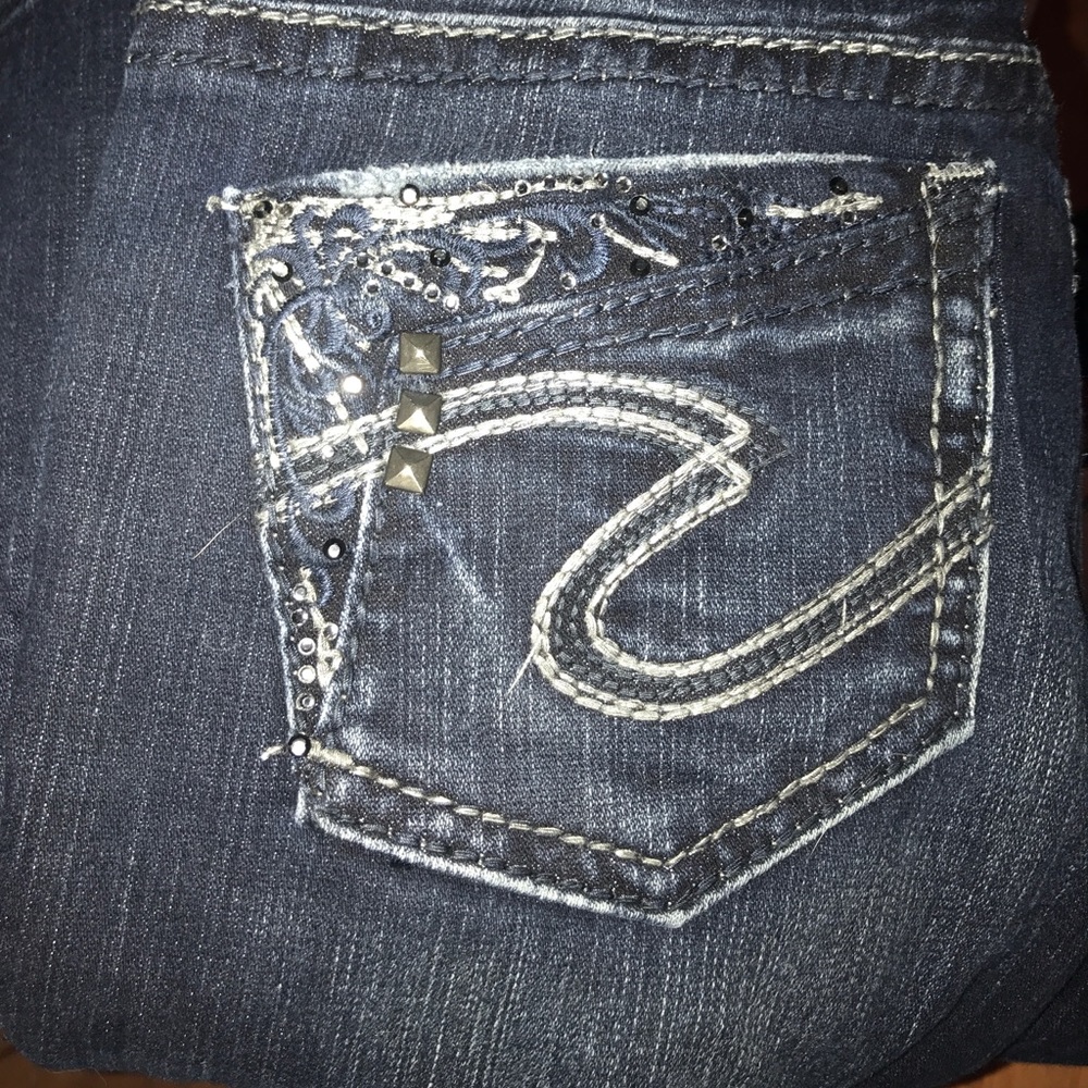 Silver jeans