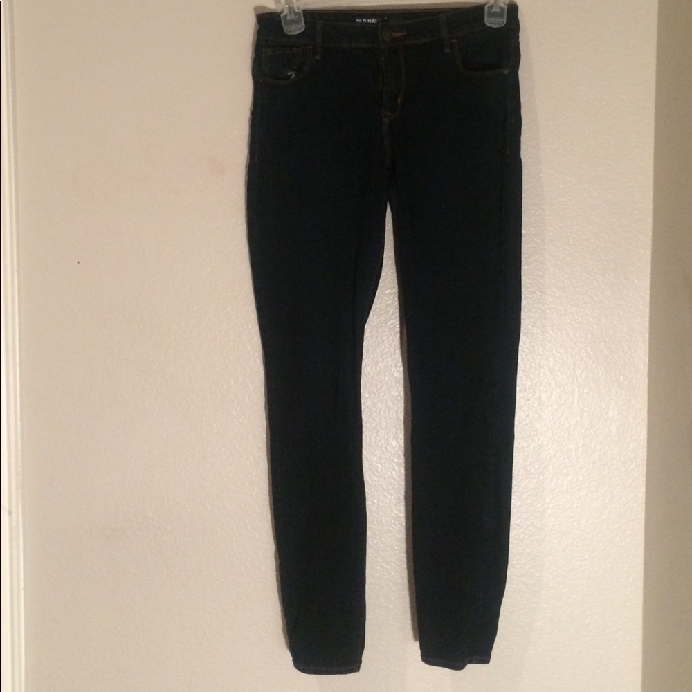 Dark Wash Mid Rise Jeans
