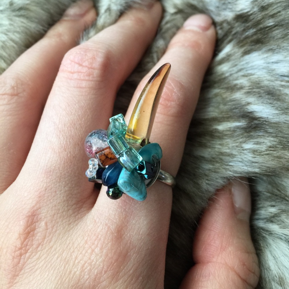 Grace Kelly Natural Rock Ring