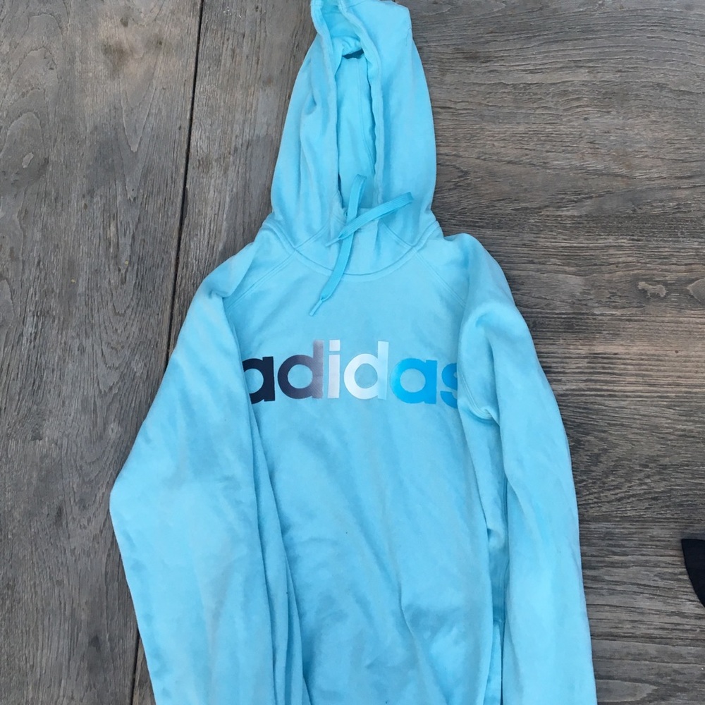 Adidas Blue Hoodie RARE