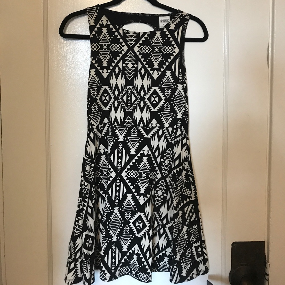 PINK dress with back cut-out - size S