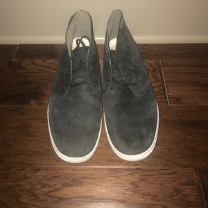 Black Suede Cole Haan Mid Ankle Shoes