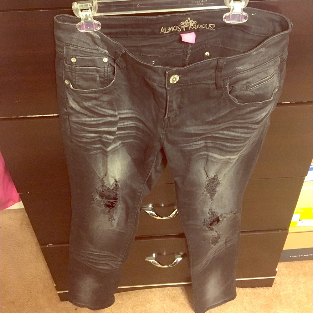 SOLD❣️🎉Almost Famous Distressed Jeans