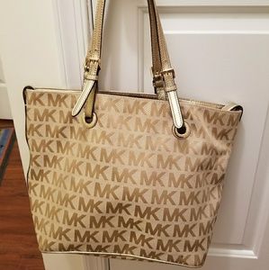 Michael Kors - Gold/Beige Tote
