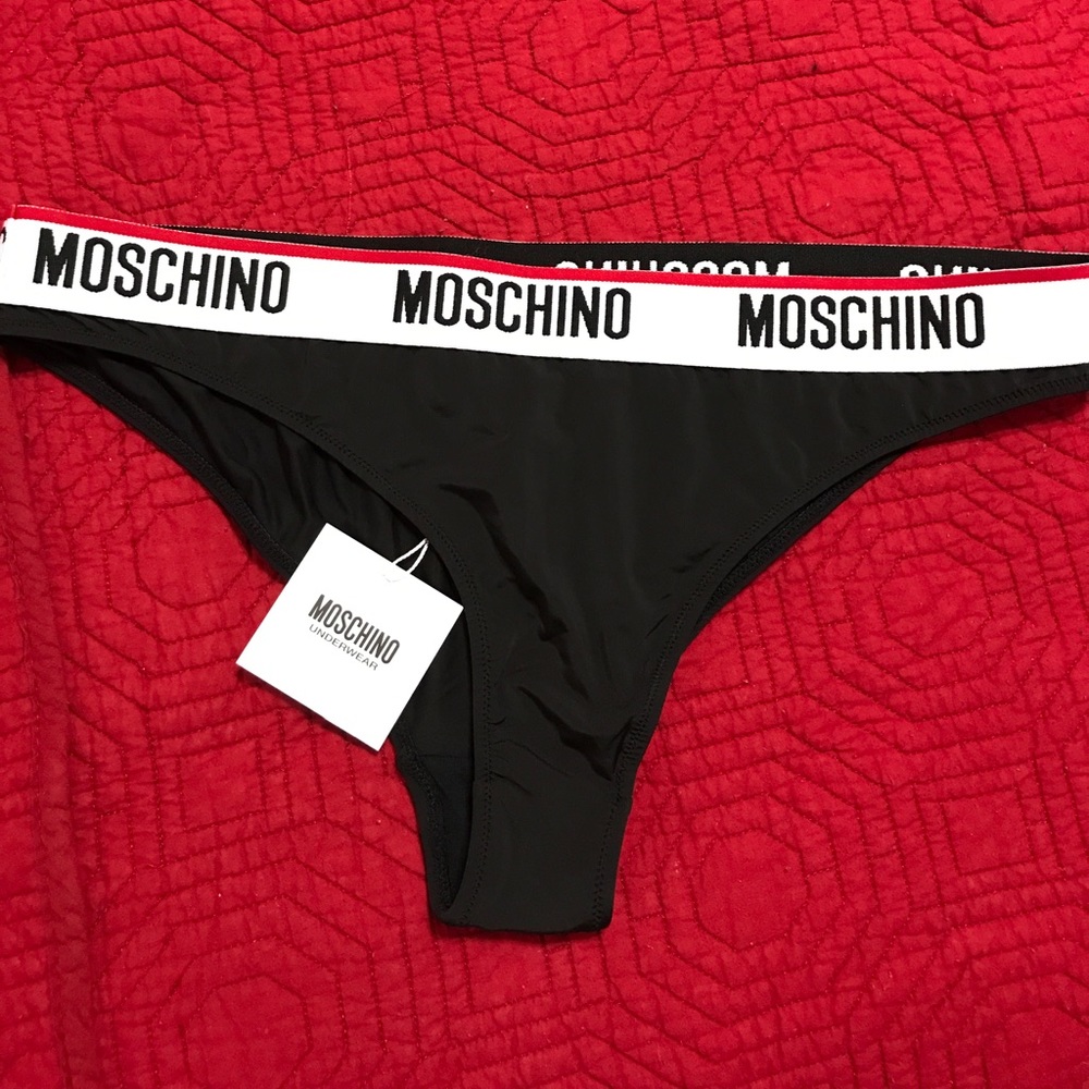 👙MOSCHINO BLACK WOMENS UNDERWEAR!