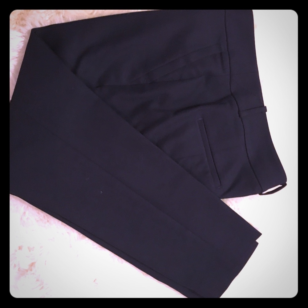 LOFT Navy slim Jules pant