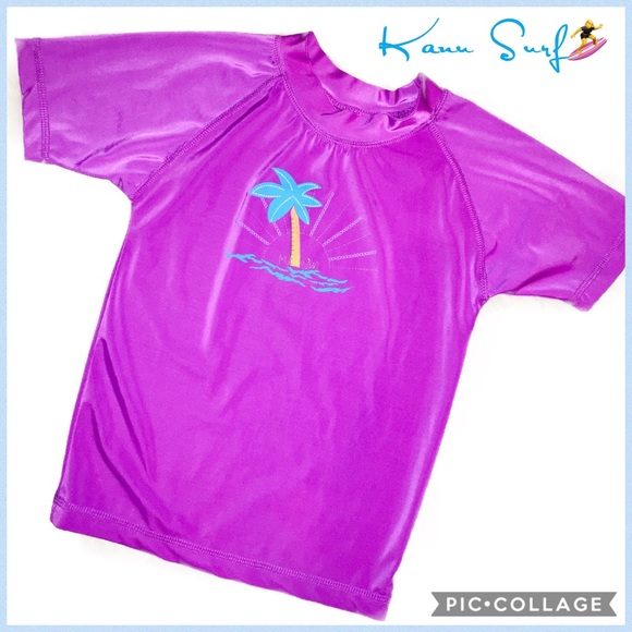 🏄‍♀️Kanu Surf Girl's Rash Guard Size 10🏄🏻‍♀️ - Picture 1 of 5