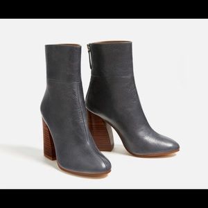 Zara Gray Ankle Boot