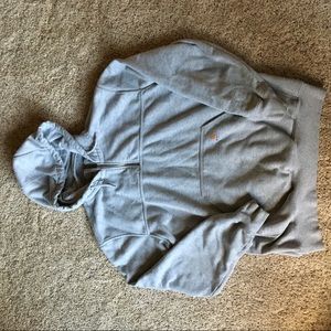 Grey quarter zip carhartt hoodie