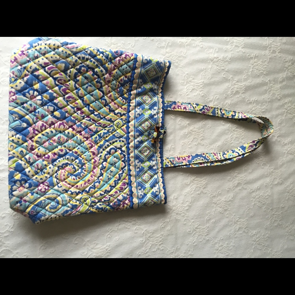 Vera Bradley Tote - Capri Blue Paisley