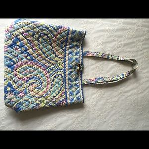 Vera Bradley Tote - Capri Blue Paisley