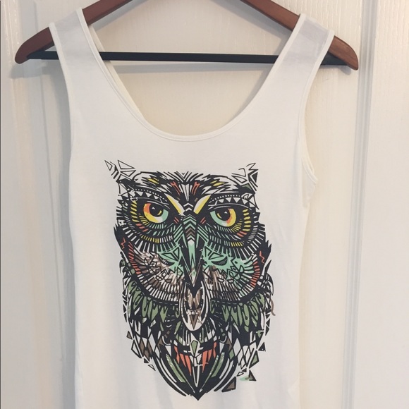 Tops - Owl Tank Top