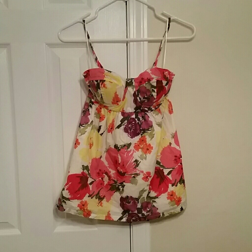 Floral tank top
