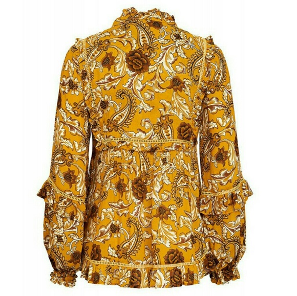 New spell designs Etienne blouse sienna top XS NWT - Picture 3 of 8