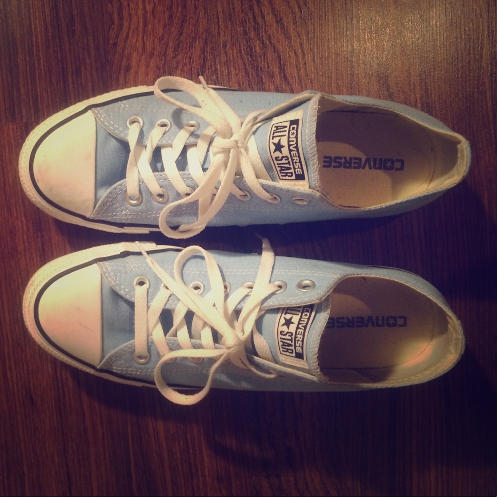 Blue Converse