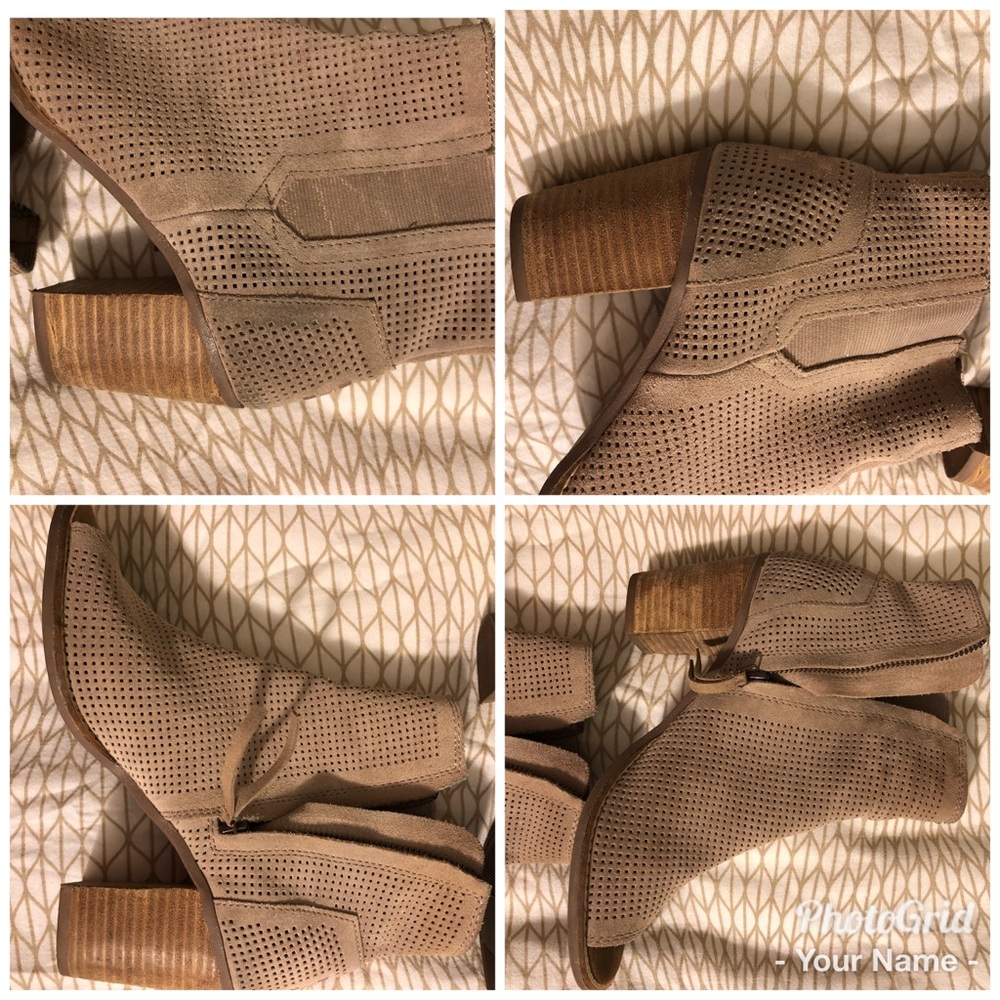 EUC Toms peep toe booties!  Size 8.5!