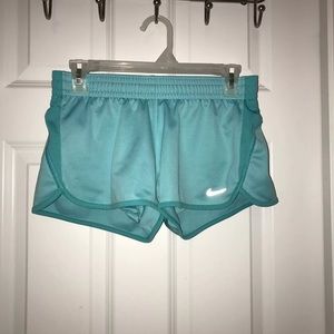 Blue nike shorts