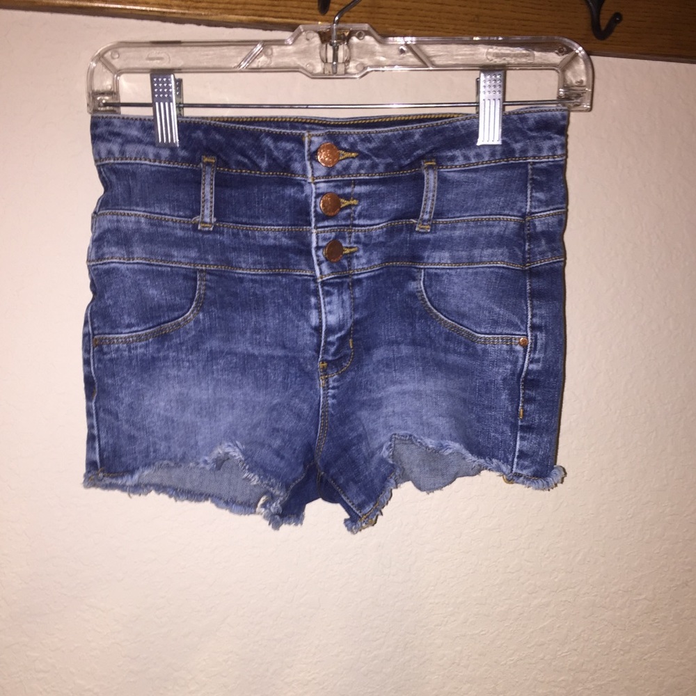 Refuge High Waisted Jean Shorts