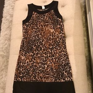 Cheetah print dress