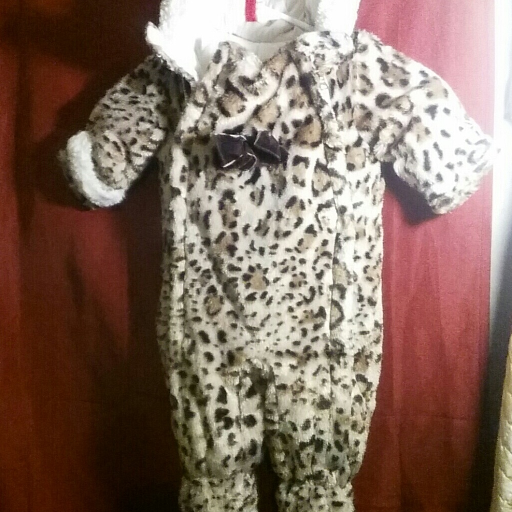 Plush, Faux Fur, animal print, snowsuit