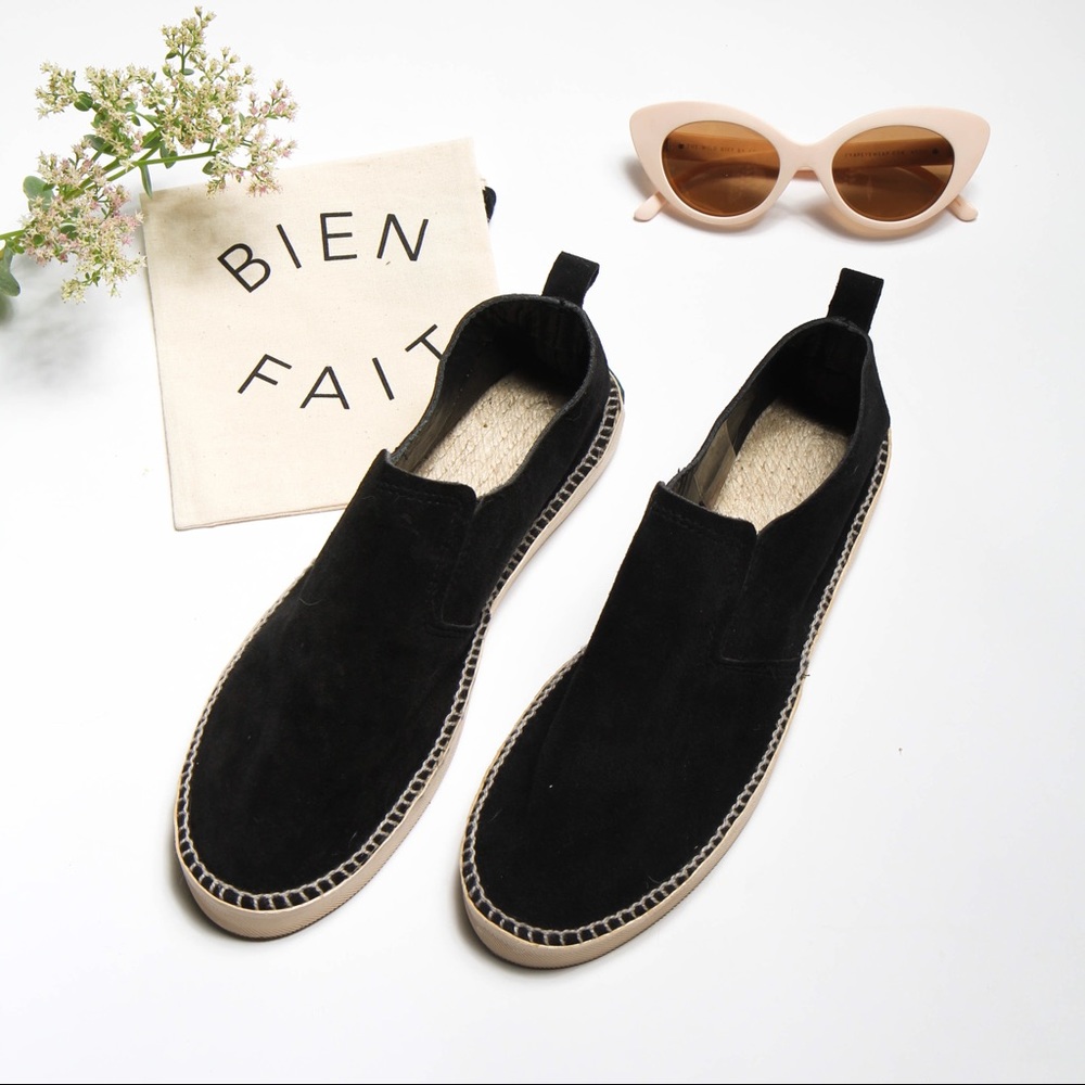 JARBO NWT Suede Espadrille flats