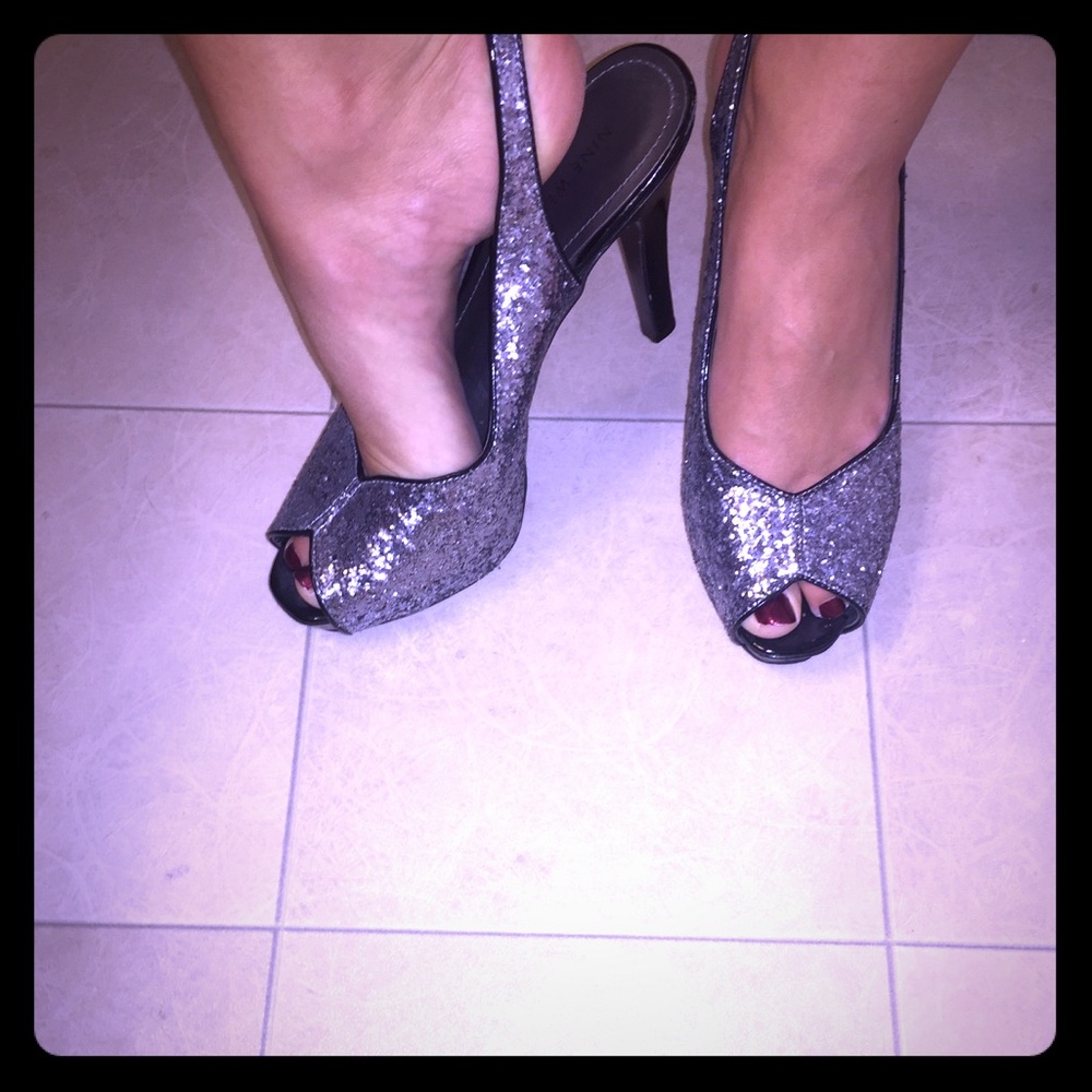 Sparkly heels