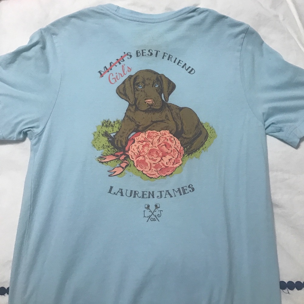 Lauren James Girl's Best Friend puppy t-shirt