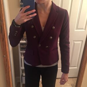 Dark purple blazer