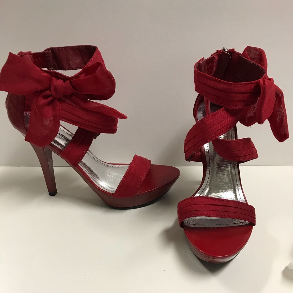 Red Just Fab heels