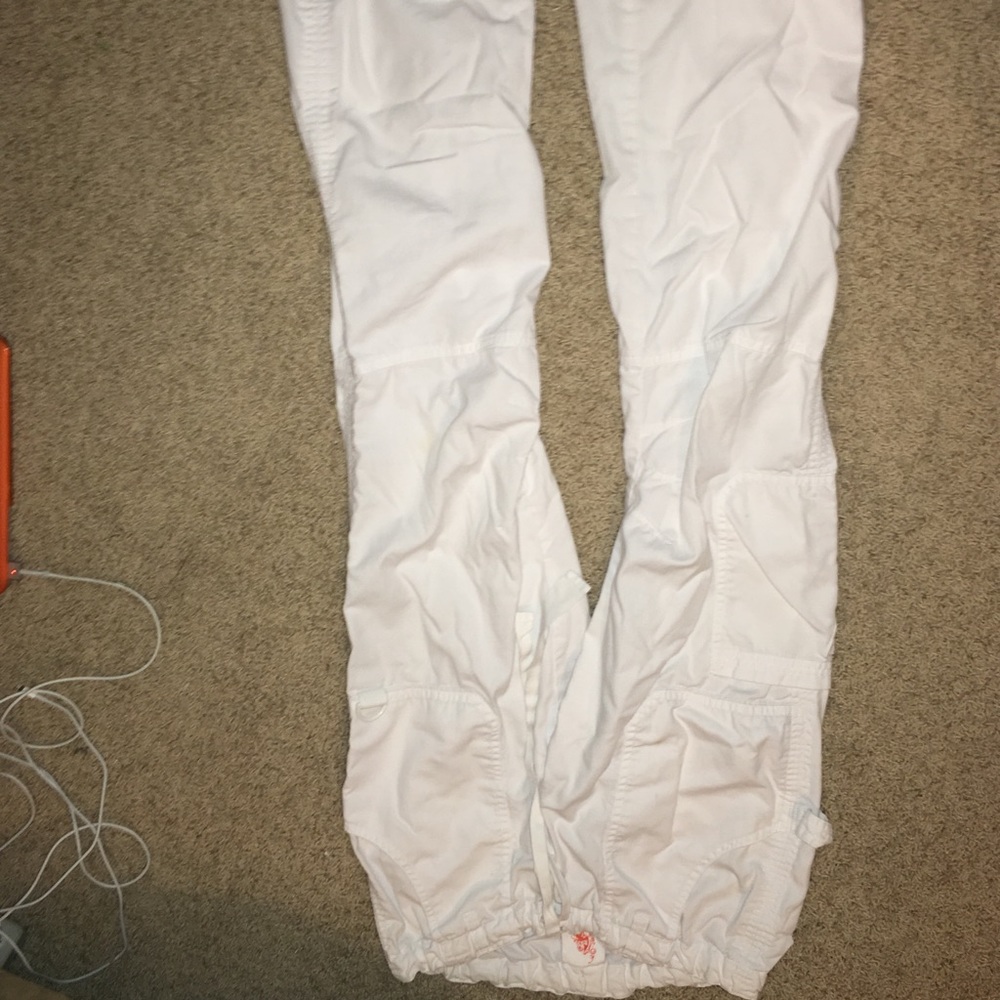 KOI white scrub pants