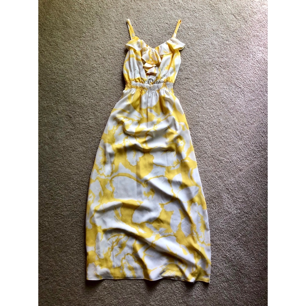 Floral Yellow Maxi