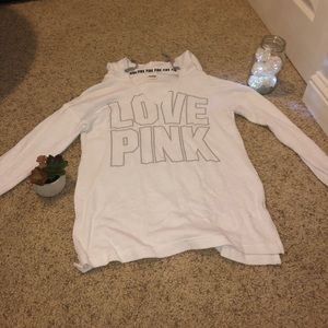 Pink light weight hoodie in great condition
