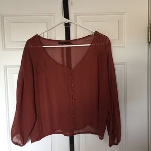 Flowy Cropped Blouse