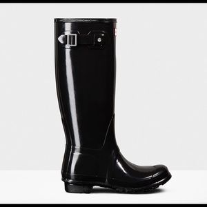 🆕 Hunter Boots (Black) Gloss