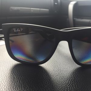 Polaroized Justin style Ray Bans