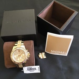 Michael Kors women gold watch