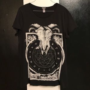 Black graphic t-shirt