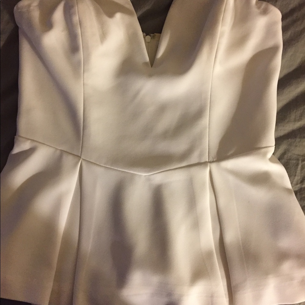 Guess White  tube top
