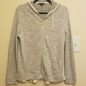 Heather Gray Tommy Hilfiger hooded sweatshirt